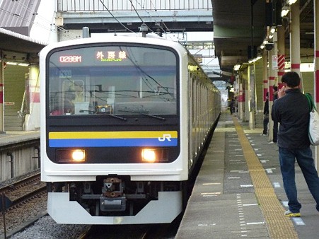 外房線 209系2100番台 マリC604編成 @蘇我
