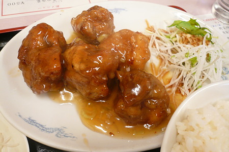 2010.07.01/有楽町・中華台湾料理 新台北/唐揚げあんかけ風定食