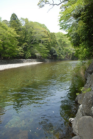 20110502_伊勢神宮 内宮(皇大神宮) 五十鈴川(いすずがわ) 御手洗場(みたらし)