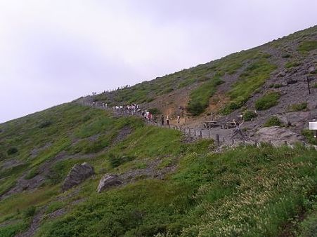 山頂駅付近