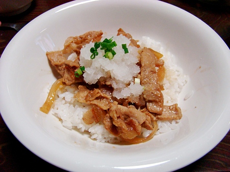 さっぱり豚丼