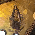 2011.01.28　トルコ　イスタンブル　アヤソフィア　聖母子のモザイク画