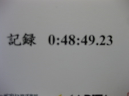 マラソン大会記録