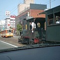 市内電車と坊っちゃん列車