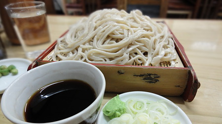 浅草 翁そば 大もり 500円 歯ごたえのある蕎麦に甘めのツユおいしい